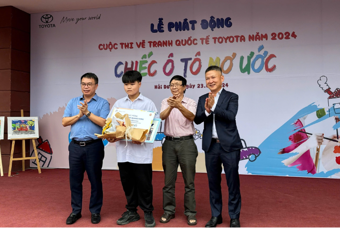 Khơi dậy tinh thần sáng tạo qua cuộc thi vẽ tranh Chiếc ô tô mơ ước 2024 - Ảnh 2.