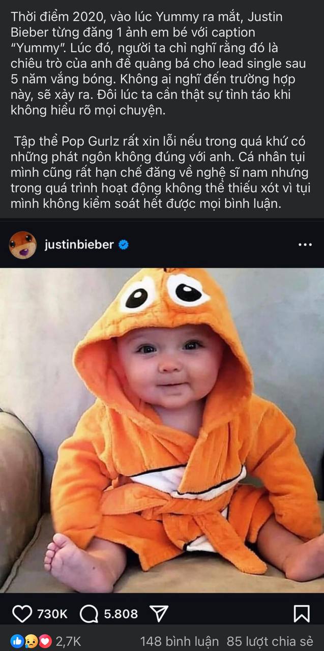 Đại hội xin lỗi Justin Bieber - Hailey Bieber: Cư dân mạng cuối cùng cũng nhìn thấu! - Ảnh 5.