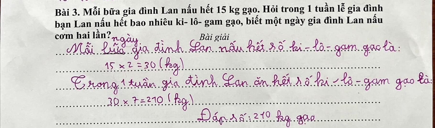 &quot;Kiếp nạn&quot; đạp xe 200km đi học chưa qua, Lan lại phải đối diện với thử thách mới: &quot;Ăn hơn 2 tạ gạo 1 tuần&quot;- Ảnh 1.