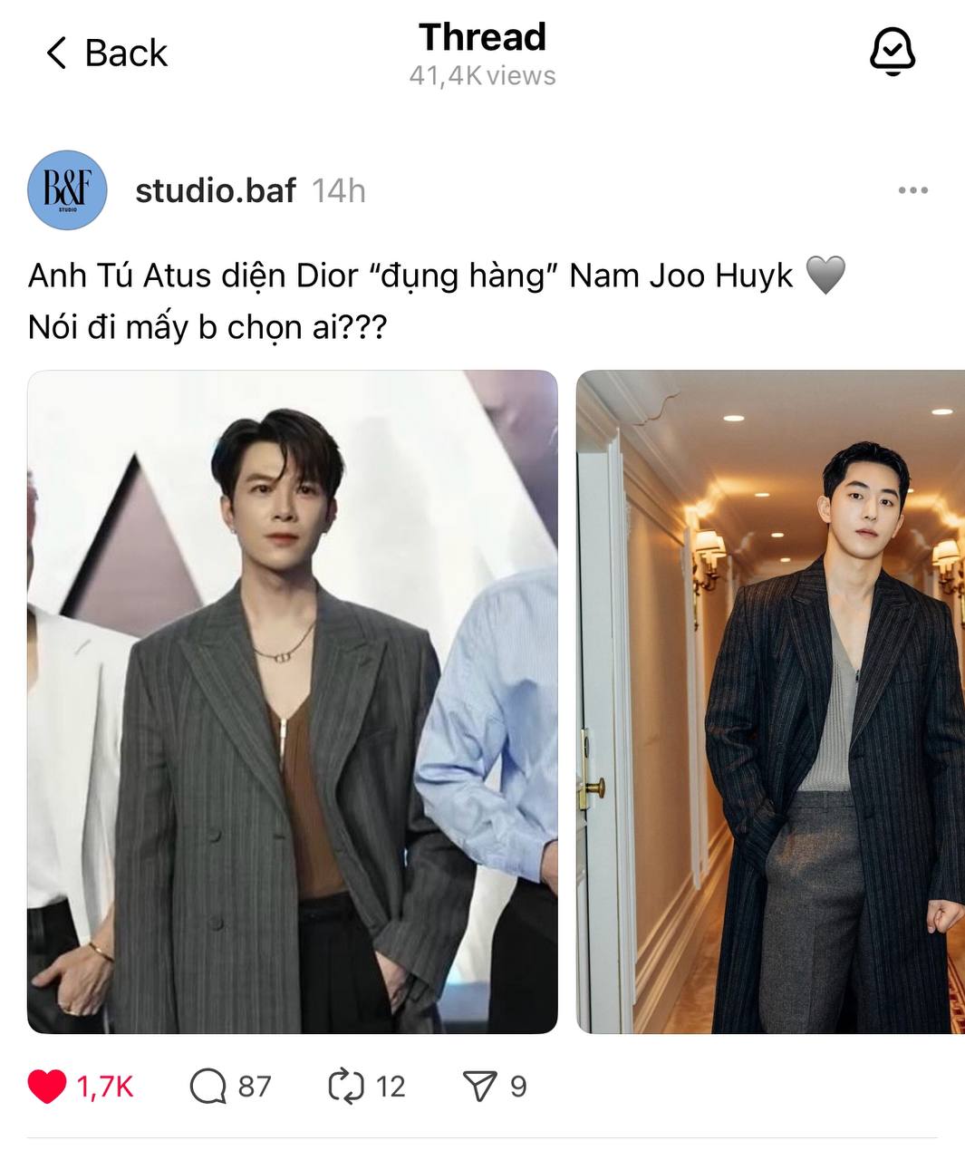 Anh Tú Atus “đối đầu” Nam Joo Hyuk, netizen Việt trả lời bất ngờ khi được hỏi chọn ai- Ảnh 2.