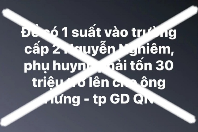 Trưởng phòng GD&ĐT TP Quảng Ngãi bác thông tin nhận tiền “chạy trường” - Ảnh 1.