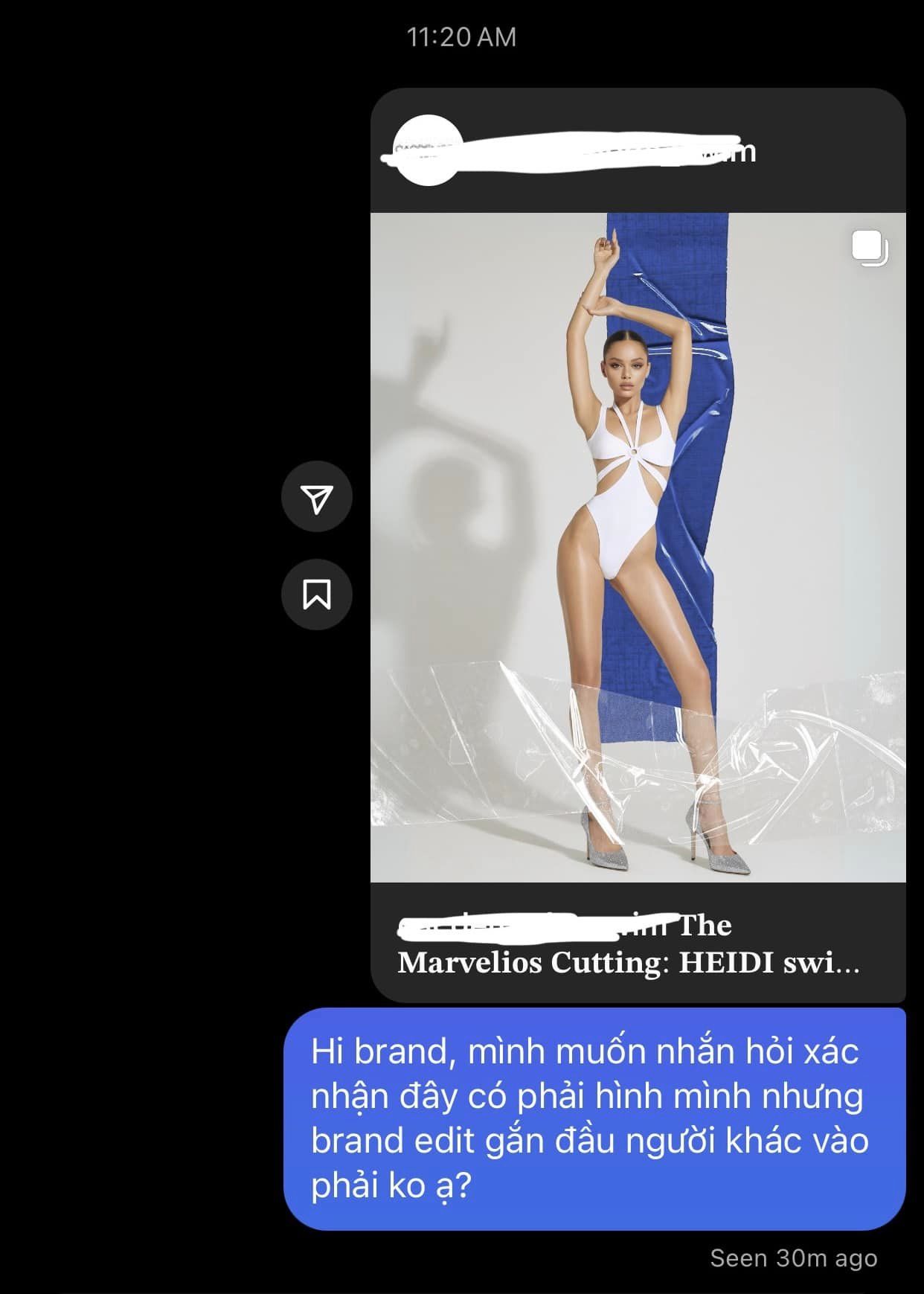 Học trò Hương Giang tố bị brand đồ bơi "thay đầu" ảnh mình bằng mẫu Tây, thương hiệu mang công nghệ AI ra lập luận- Ảnh 3. Học trò Hương Giang tố bị brand đồ bơi "thay đầu" ảnh mình bằng mẫu Tây, thương hiệu mang công nghệ AI ra lập luận- Ảnh 3.