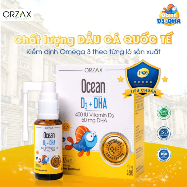 Ocean D3+DHA - Đồng hành cùng con trong giai đoạn đầu đời - Ảnh 1. Ocean D3+DHA - Đồng hành cùng con trong giai đoạn đầu đời - Ảnh 1.
