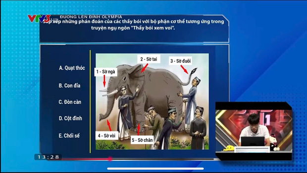 Câu hỏi Olympia test trí nhớ về câu chuyện tuổi thơ, tưởng không khó mà khó không tưởng khiến cả trường quay &quot;đứng hình&quot; - Ảnh 1.