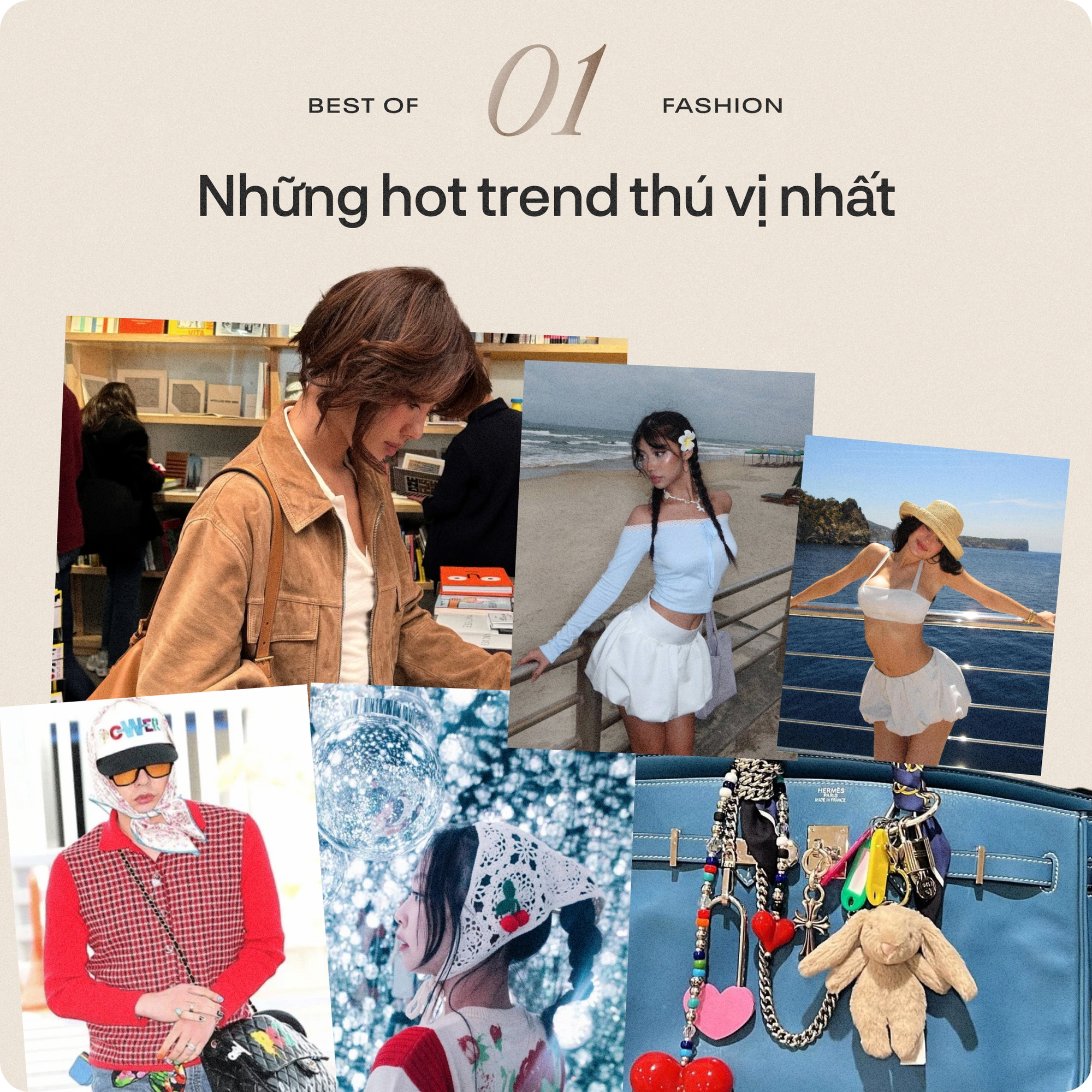 Best Of Fashion 2024: Bag Charm tung hoành, Jennie 