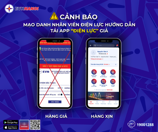 Cảnh giác mạo danh nhân viên điện lực yêu cầu tải App giả - Ảnh 1.