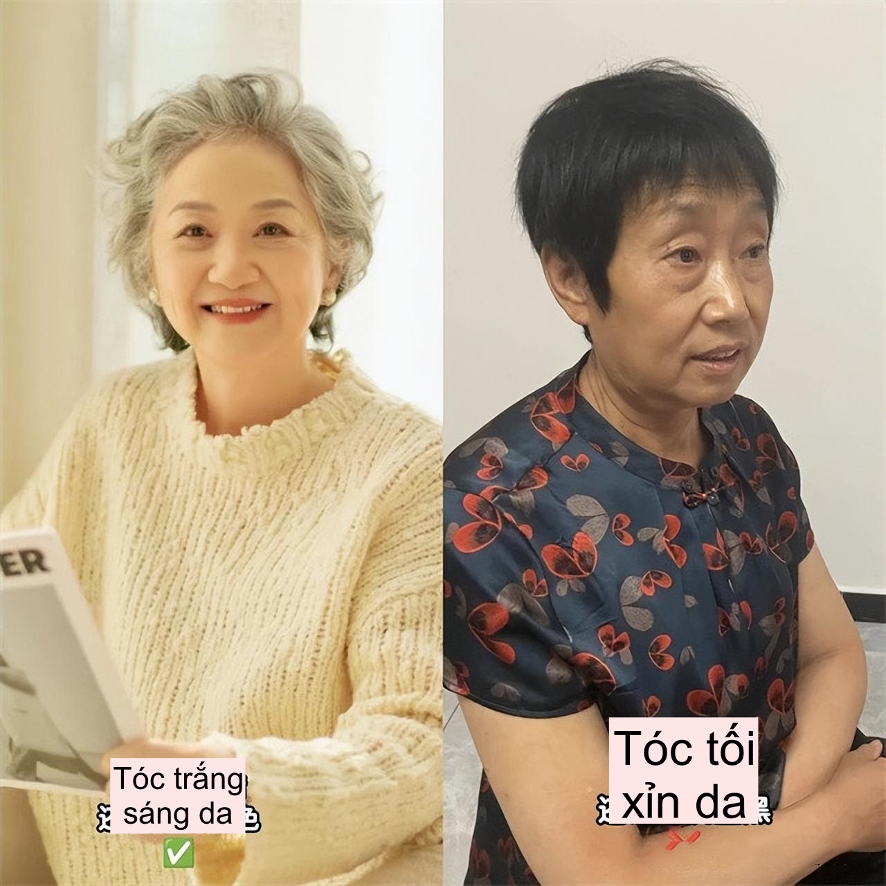 Phụ nữ trung niên có 2 HIỂU LẦM về tóc bạc: Tết đến là uốn tóc xoăn nhỏ và nhuộm màu càng rực rỡ càng đẹp - Ảnh 5. Phụ nữ trung niên có 2 HIỂU LẦM về tóc bạc: Tết đến là uốn tóc xoăn nhỏ và nhuộm màu càng rực rỡ càng đẹp - Ảnh 5.