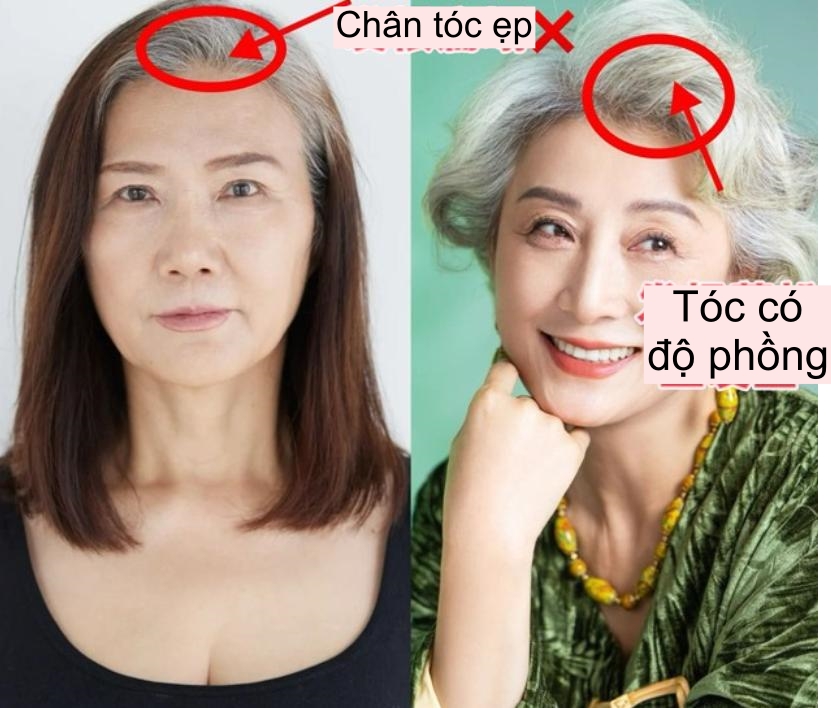 Phụ nữ trung niên có 2 HIỂU LẦM về tóc bạc: Tết đến là uốn tóc xoăn nhỏ và nhuộm màu càng rực rỡ càng đẹp - Ảnh 13. Phụ nữ trung niên có 2 HIỂU LẦM về tóc bạc: Tết đến là uốn tóc xoăn nhỏ và nhuộm màu càng rực rỡ càng đẹp - Ảnh 13.