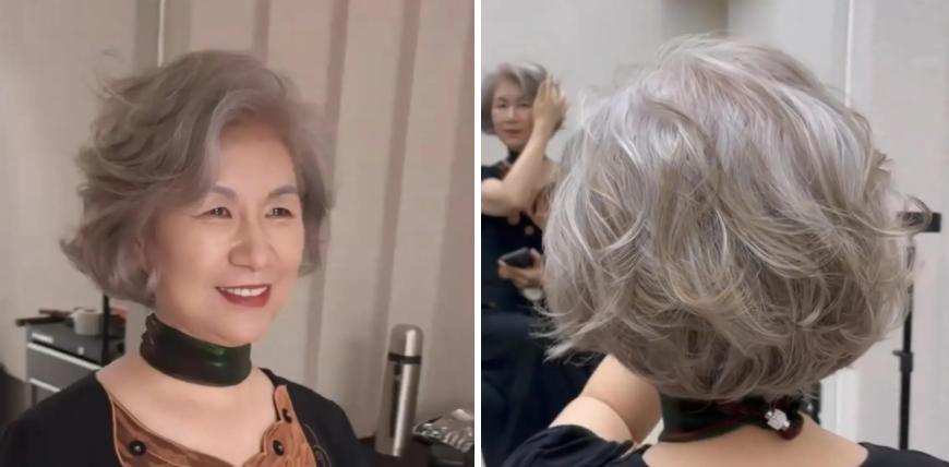 Phụ nữ trung niên có 2 HIỂU LẦM về tóc bạc: Tết đến là uốn tóc xoăn nhỏ và nhuộm màu càng rực rỡ càng đẹp - Ảnh 12. Phụ nữ trung niên có 2 HIỂU LẦM về tóc bạc: Tết đến là uốn tóc xoăn nhỏ và nhuộm màu càng rực rỡ càng đẹp - Ảnh 12.
