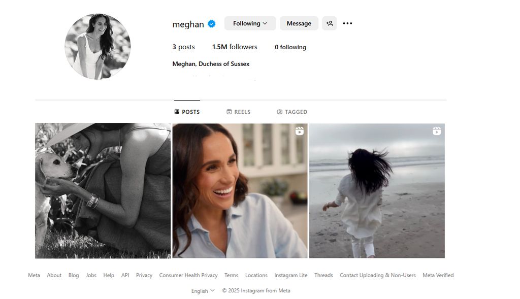 Meghan Markle mắc lỗi khi sử dụng tước hiệu hoàng gia trên tài khoản mạng xã hội mới- Ảnh 1.