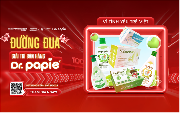 Dr.Papie vinh danh Ngôi sao bền bỉ chung cuộc Shoppertainment Race Festive Season 2024 x Dr.Papie - Ảnh 1.