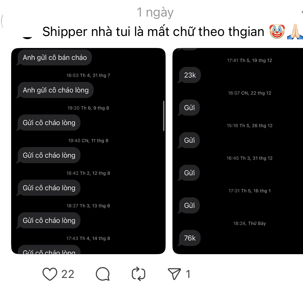 Bức ảnh &quot;mối quan hệ trên 2 năm với 1 shipper&quot; khiến cả cõi mạng cười như bị thôi miên - Ảnh 3.