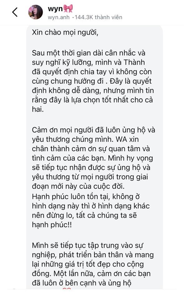 1 cặp đôi chính thức chia tay sau 4 năm bên nhau, không phải lần đầu tan vỡ- Ảnh 2.