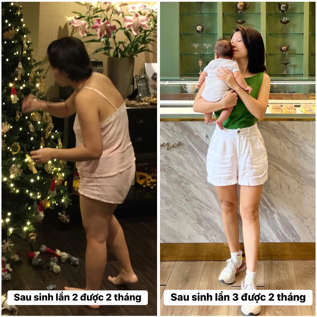 Mẹ bỉm sữa toàn thời gian sở hữu vòng eo 59cm, tự nghiện body chính mình mỗi lần soi gương, bí quyết là đây! - Ảnh 3.