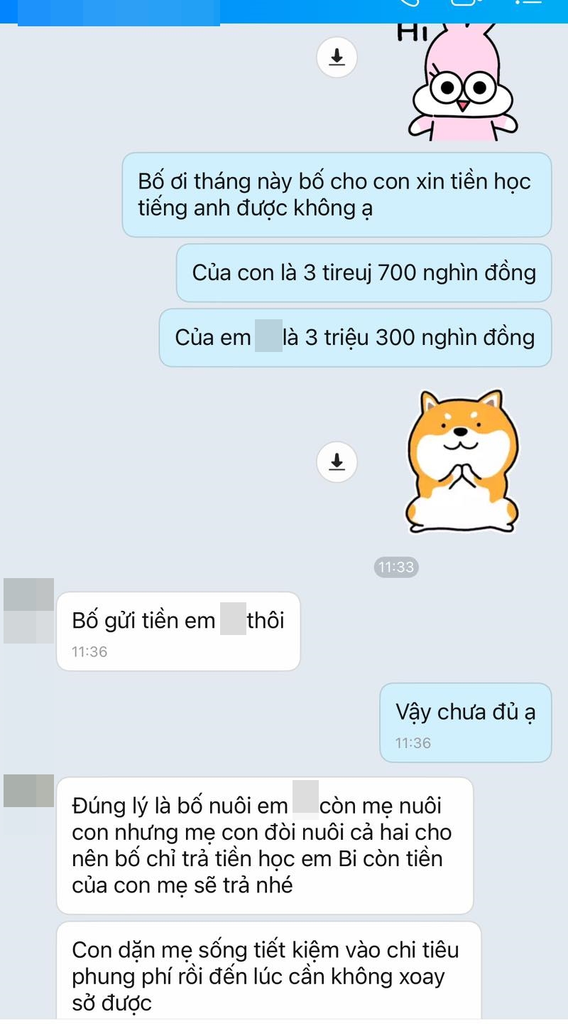 Nghẹn lại trước dòng tin nhắn cay đắng giữa bố và con gái, không ai hình dung nổi cảm giác của bé sẽ thế nào! - Ảnh 1.