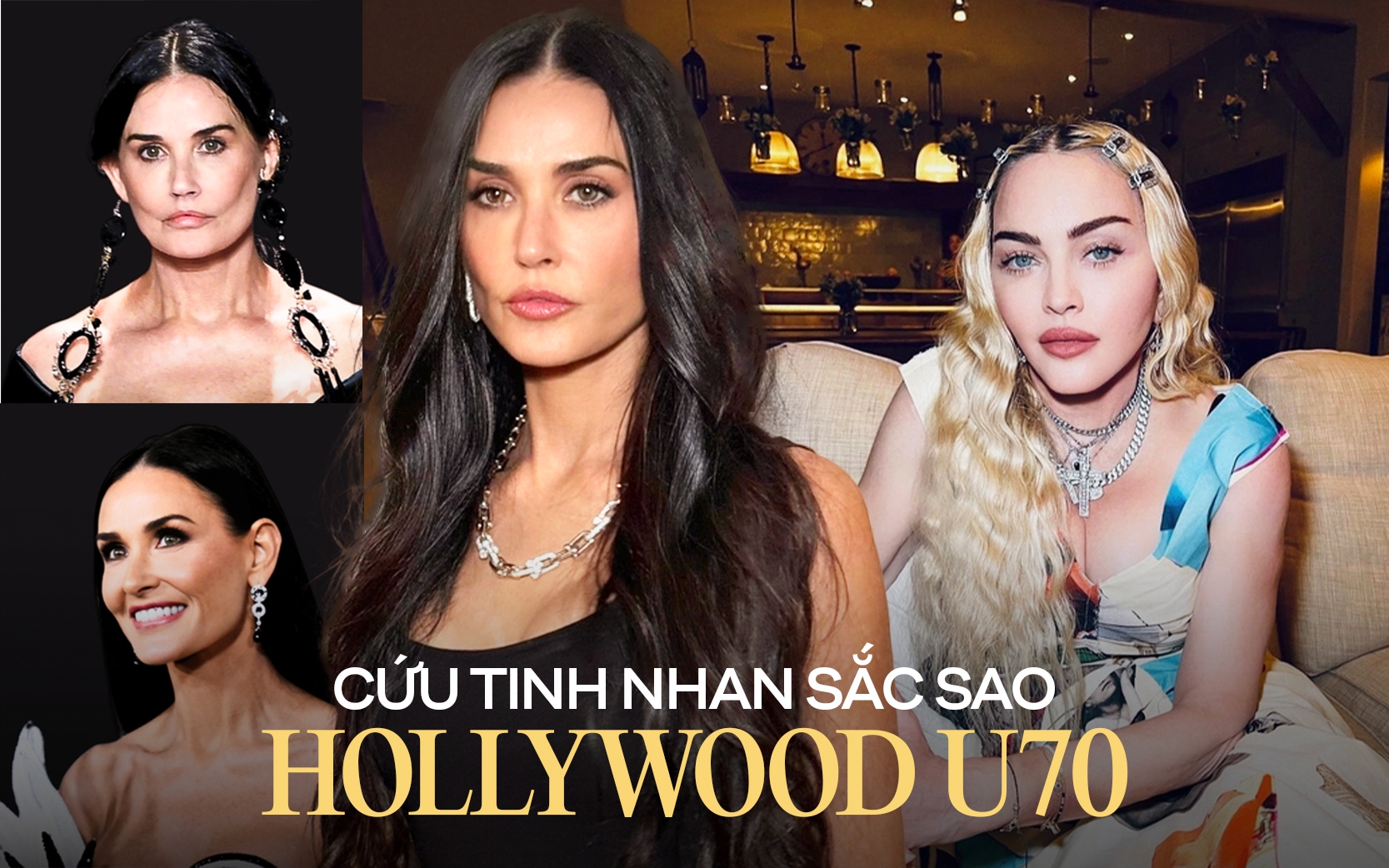 Loạt sao Hollywood U70 trẻ lại đáng kinh ngạc: Hóa ra đều nhờ 1 vũ khí &quot;bí mật&quot; giúp tăng sinh collagen, làm 1 lần trẻ đến chục năm