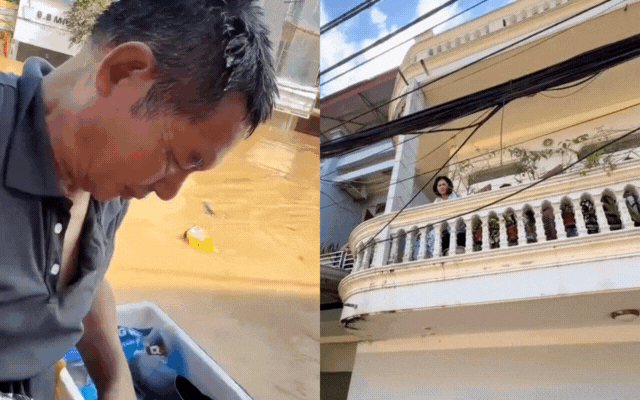 Người cha ở Phú Thọ liều mình bơi giữa lũ 4 tiếng để tìm con gái ở Thái Nguyên khiến hàng triệu người rưng rưng - Ảnh 1. Người cha ở Phú Thọ liều mình bơi giữa lũ 4 tiếng để tìm con gái ở Thái Nguyên khiến hàng triệu người rưng rưng - Ảnh 1.