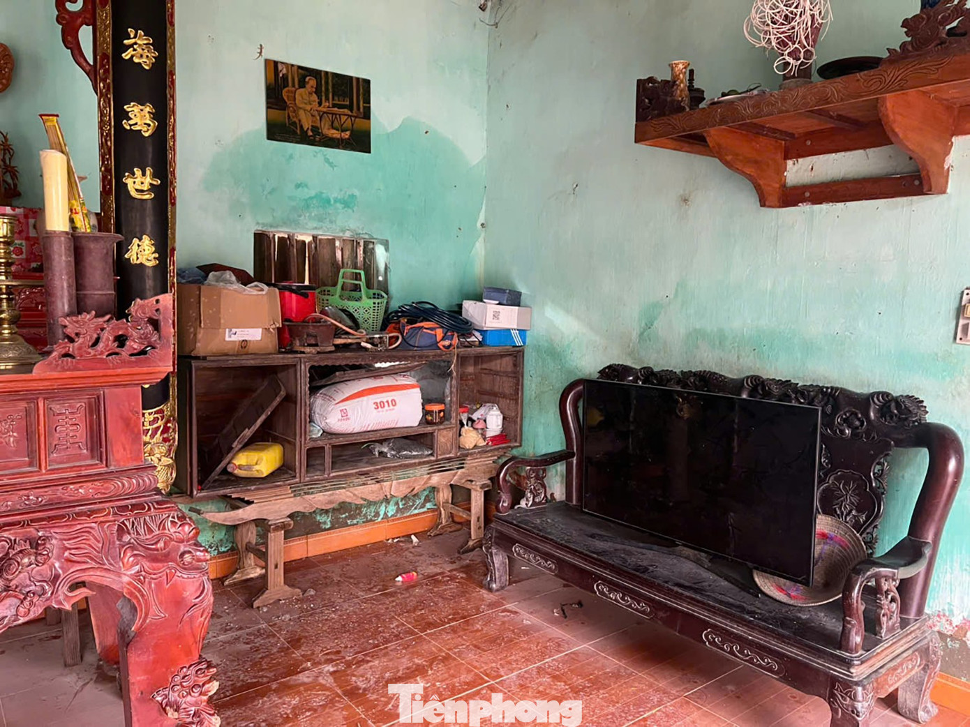 Những ngôi nhà trong biển nước ở ngoại thành Hà Nội - Ảnh 12. Những ngôi nhà trong biển nước ở ngoại thành Hà Nội - Ảnh 12.