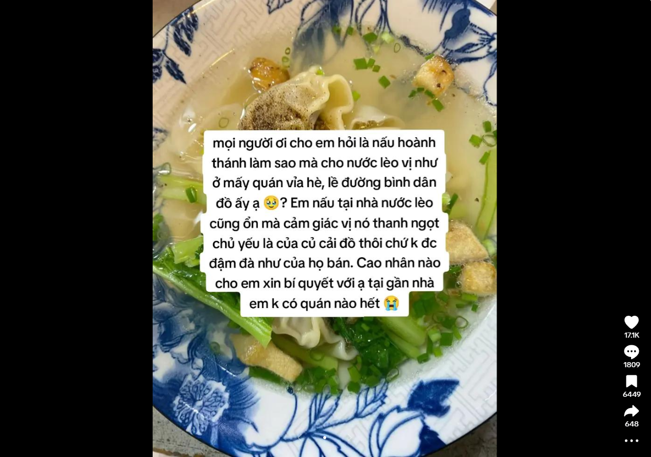 Lên MXH hỏi &quot;Nấu nước dùng sao cho đậm đà như ngoài tiệm?&quot;, cư dân mạng mách 1 nguyên liệu &quot;đặc sản&quot; cần thêm vào - Ảnh 1.
