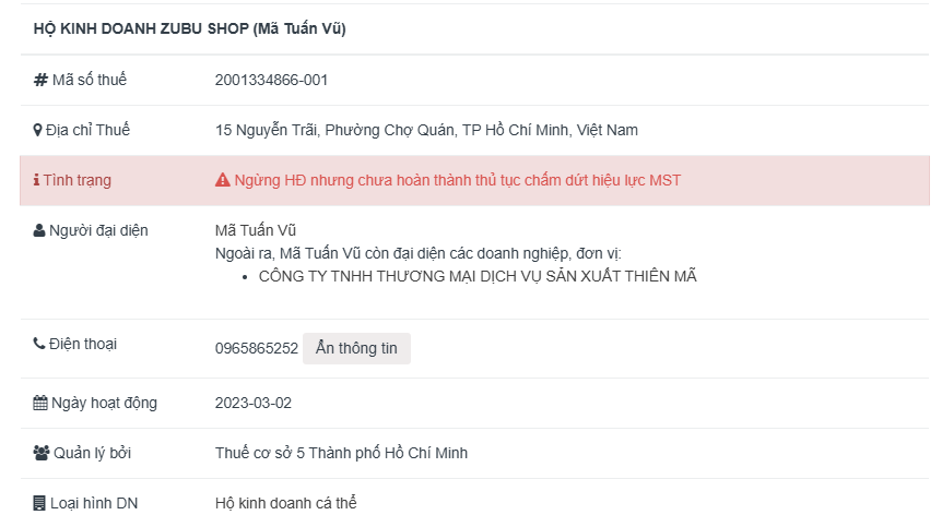 Công ty bán sản phẩm giảm cân "Ngân 98" có còn hoạt động? - Ảnh 3. Công ty bán sản phẩm giảm cân "Ngân 98" có còn hoạt động? - Ảnh 3.