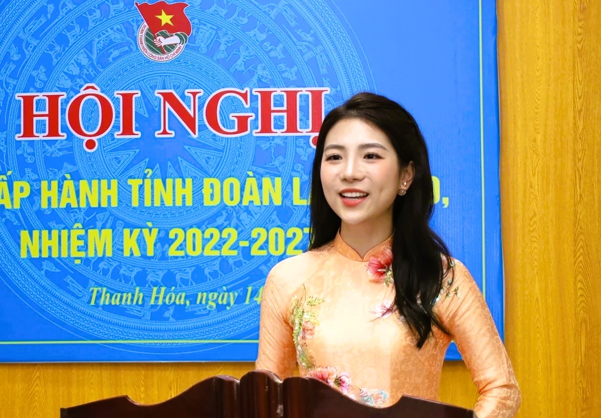 Thanh Hóa có tân nữ Bí thư Tỉnh đoàn 31 tuổi - Ảnh 1. Thanh Hóa có tân nữ Bí thư Tỉnh đoàn 31 tuổi - Ảnh 1.