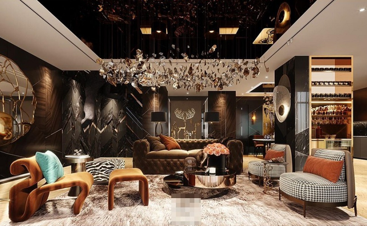 Bên trong penthouse 80 tỷ vừa bị khám xét của Ngân 98 - Lương Bằng Quang- Ảnh 3. Bên trong penthouse 80 tỷ vừa bị khám xét của Ngân 98 - Lương Bằng Quang- Ảnh 3.