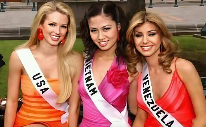 Người đẹp đầu tiên đại diện Việt Nam tham dự Miss Universe giờ ra sao? - Ảnh 1. Người đẹp đầu tiên đại diện Việt Nam tham dự Miss Universe giờ ra sao? - Ảnh 1.
