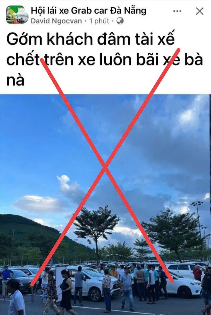 Thực hư thông tin 'khách đâm tài xế chết trên xe' ở khu du lịch Đà Nẵng - Ảnh 1. Thực hư thông tin 'khách đâm tài xế chết trên xe' ở khu du lịch Đà Nẵng - Ảnh 1.