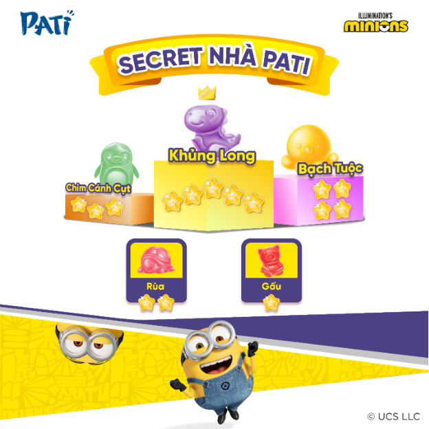 Kẹo dẻo Pati Gummy hợp tác cùng Minions: Cơn sốt lột vỏ mới toanh khiến ai ai cũng săn lùng - Ảnh 3. Kẹo dẻo Pati Gummy hợp tác cùng Minions: Cơn sốt lột vỏ mới toanh khiến ai ai cũng săn lùng - Ảnh 3.