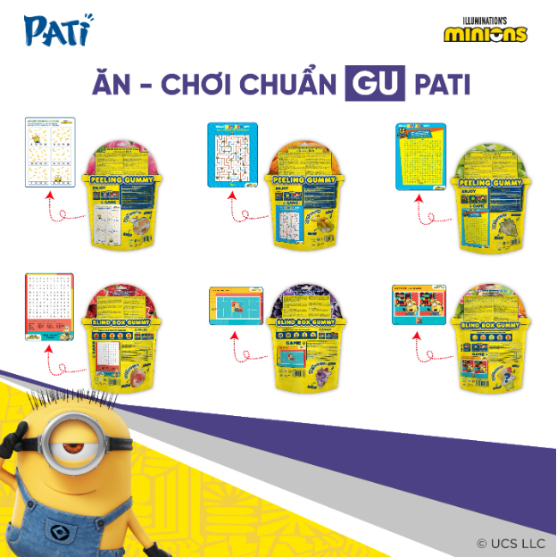 Kẹo dẻo Pati Gummy hợp tác cùng Minions: Cơn sốt lột vỏ mới toanh khiến ai ai cũng săn lùng - Ảnh 4. Kẹo dẻo Pati Gummy hợp tác cùng Minions: Cơn sốt lột vỏ mới toanh khiến ai ai cũng săn lùng - Ảnh 4.