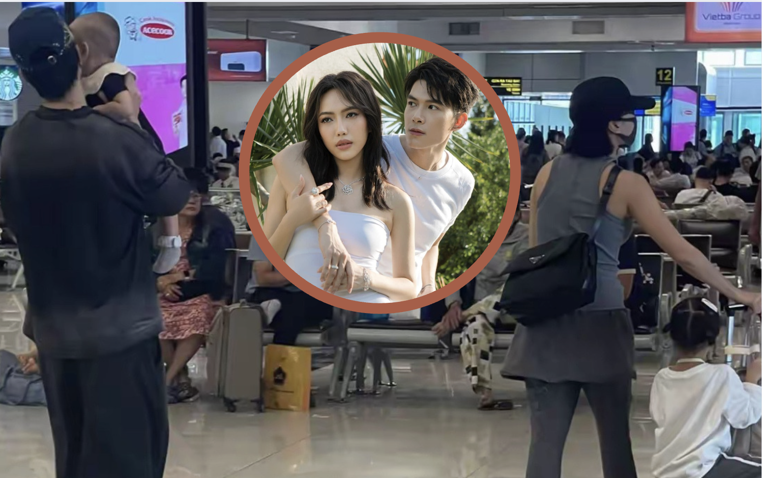 HOT: Rầm rộ ảnh Diệu Nhi - Anh Tú bế 2 con đi chơi- Ảnh 1. HOT: Rầm rộ ảnh Diệu Nhi - Anh Tú bế 2 con đi chơi- Ảnh 1.