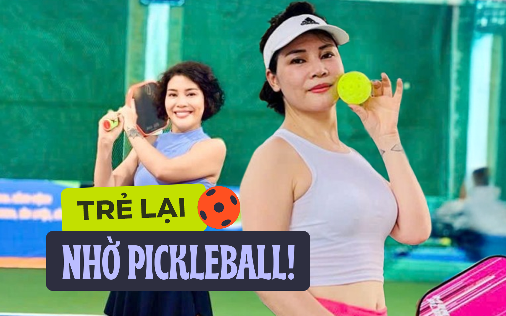 Nữ huấn luyện viên pickleball tuổi U50: Từ nỗi sợ tiền mãn kinh đến &quot;bông hồng rực rỡ&quot; trên sân tập khiến nhiều người xuýt xoa