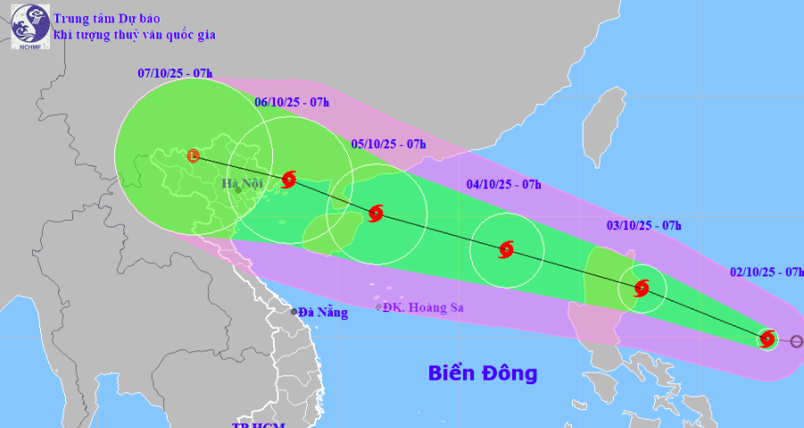 Áp thấp nhiệt đới mạnh lên thành bão Matmo hướng vào Biển Đông, gió giật cấp 10 - Ảnh 1.