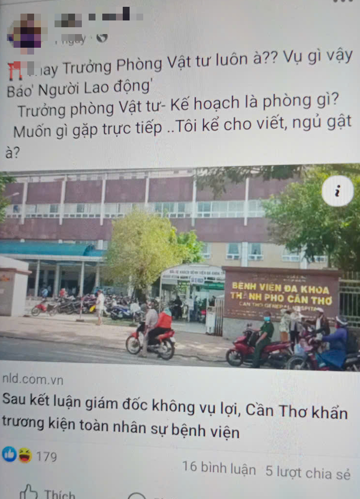 Chủ tịch Cần Thơ chỉ đạo xử lý vụ cán bộ hỏi Ai cung cấp thông tin cho báo viết - Ảnh 2. Chủ tịch Cần Thơ chỉ đạo xử lý vụ cán bộ hỏi Ai cung cấp thông tin cho báo viết - Ảnh 2.