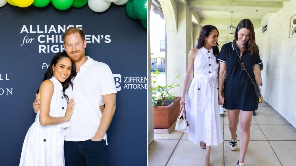 Meghan Markle diện đầm trắng 100 triệu, tay xách túi hiệu Loro Piana dự sự kiện- Ảnh 1. Meghan Markle diện đầm trắng 100 triệu, tay xách túi hiệu Loro Piana dự sự kiện- Ảnh 1.