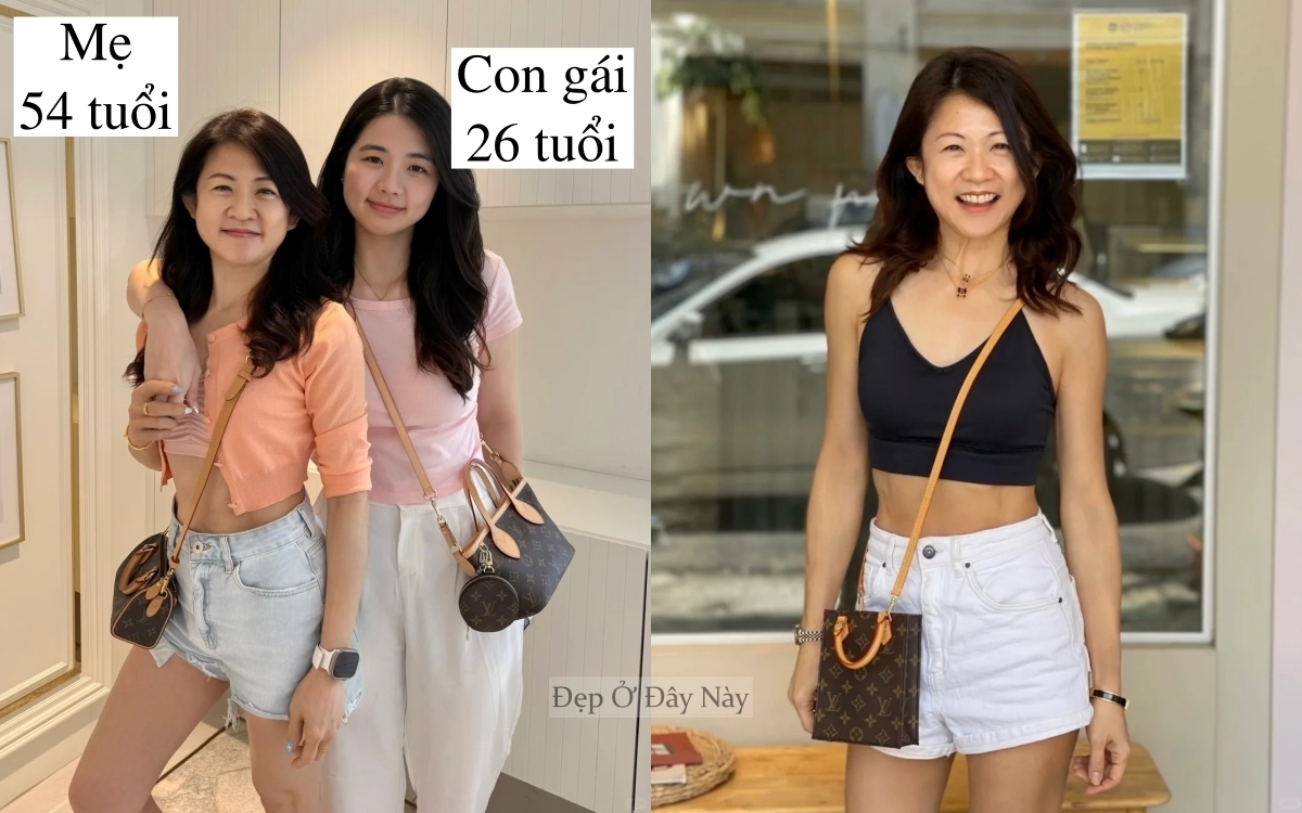 Người mẹ 54 tuổi trông như bạn của con gái: Thân hình săn chắc, da căng bóng nhờ sống kỷ luật suốt 10 năm - Ảnh 1. Người mẹ 54 tuổi trông như bạn của con gái: Thân hình săn chắc, da căng bóng nhờ sống kỷ luật suốt 10 năm - Ảnh 1.