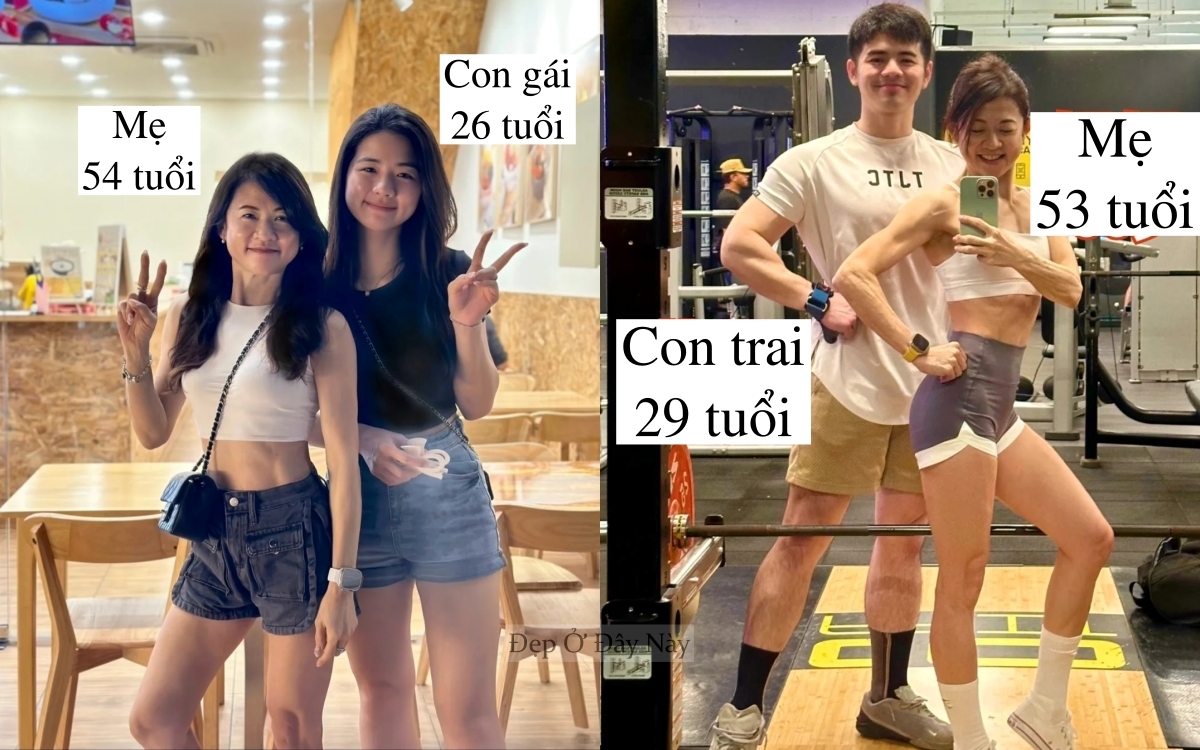 Người mẹ 54 tuổi trông như bạn của con gái: Thân hình săn chắc, da căng bóng nhờ sống kỷ luật suốt 10 năm - Ảnh 2. Người mẹ 54 tuổi trông như bạn của con gái: Thân hình săn chắc, da căng bóng nhờ sống kỷ luật suốt 10 năm - Ảnh 2.