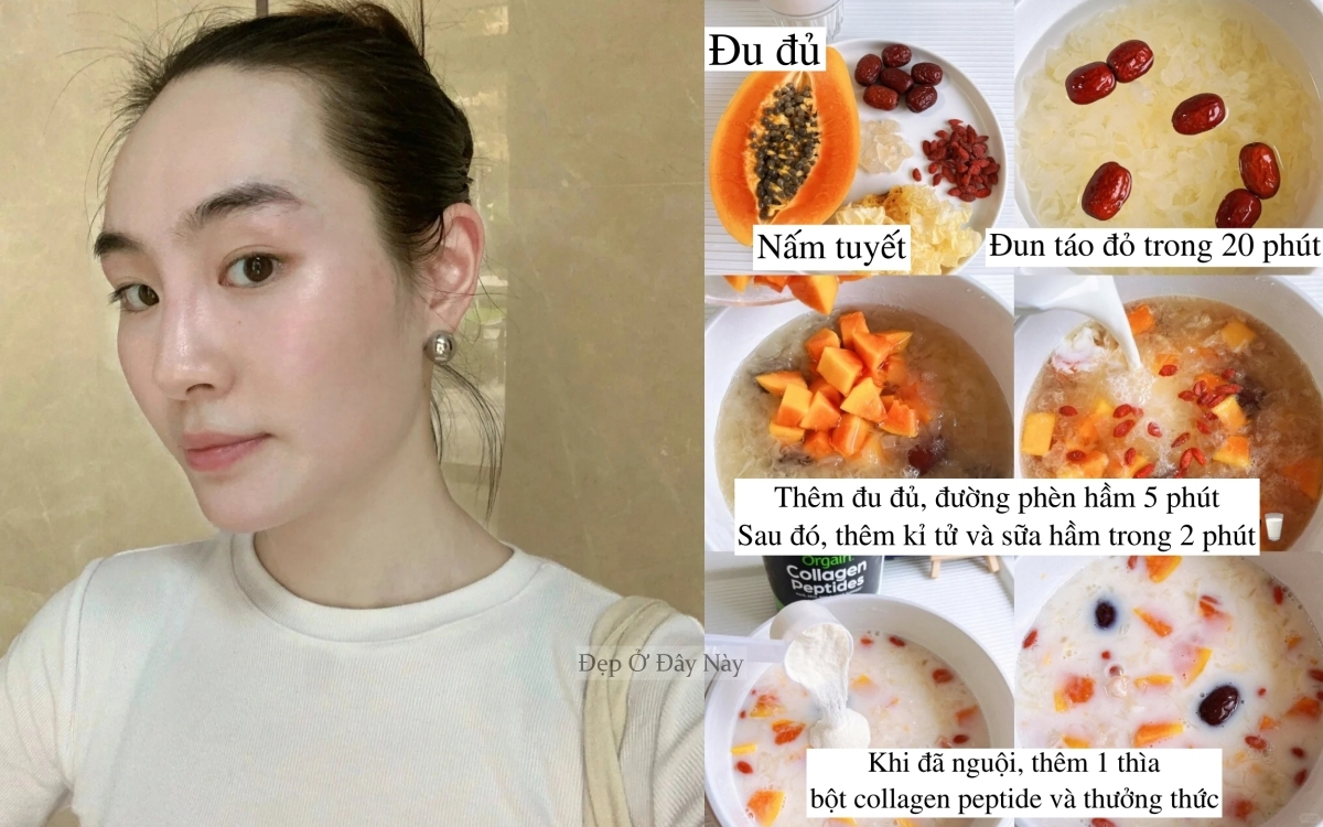 Chị gái tôi luôn ăn món này hàng ngày để "khóa chặt" collagen cho da luôn căng bóng - Ảnh 2. Chị gái tôi luôn ăn món này hàng ngày để "khóa chặt" collagen cho da luôn căng bóng - Ảnh 2.