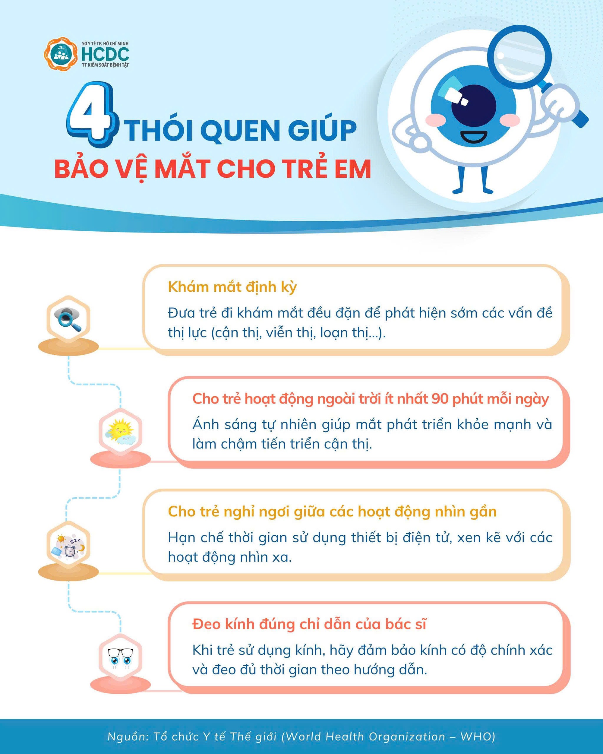 4 thói quen giúp bảo vệ mắt cho trẻ em- Ảnh 1. 4 thói quen giúp bảo vệ mắt cho trẻ em- Ảnh 1.