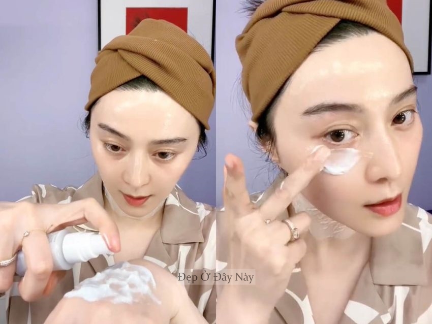 Cách đắp kem mắt giống Phạm Băng Băng khiến quầng thâm và nếp nhăn tự động tiêu biến - Ảnh 2. Cách đắp kem mắt giống Phạm Băng Băng khiến quầng thâm và nếp nhăn tự động tiêu biến - Ảnh 2.