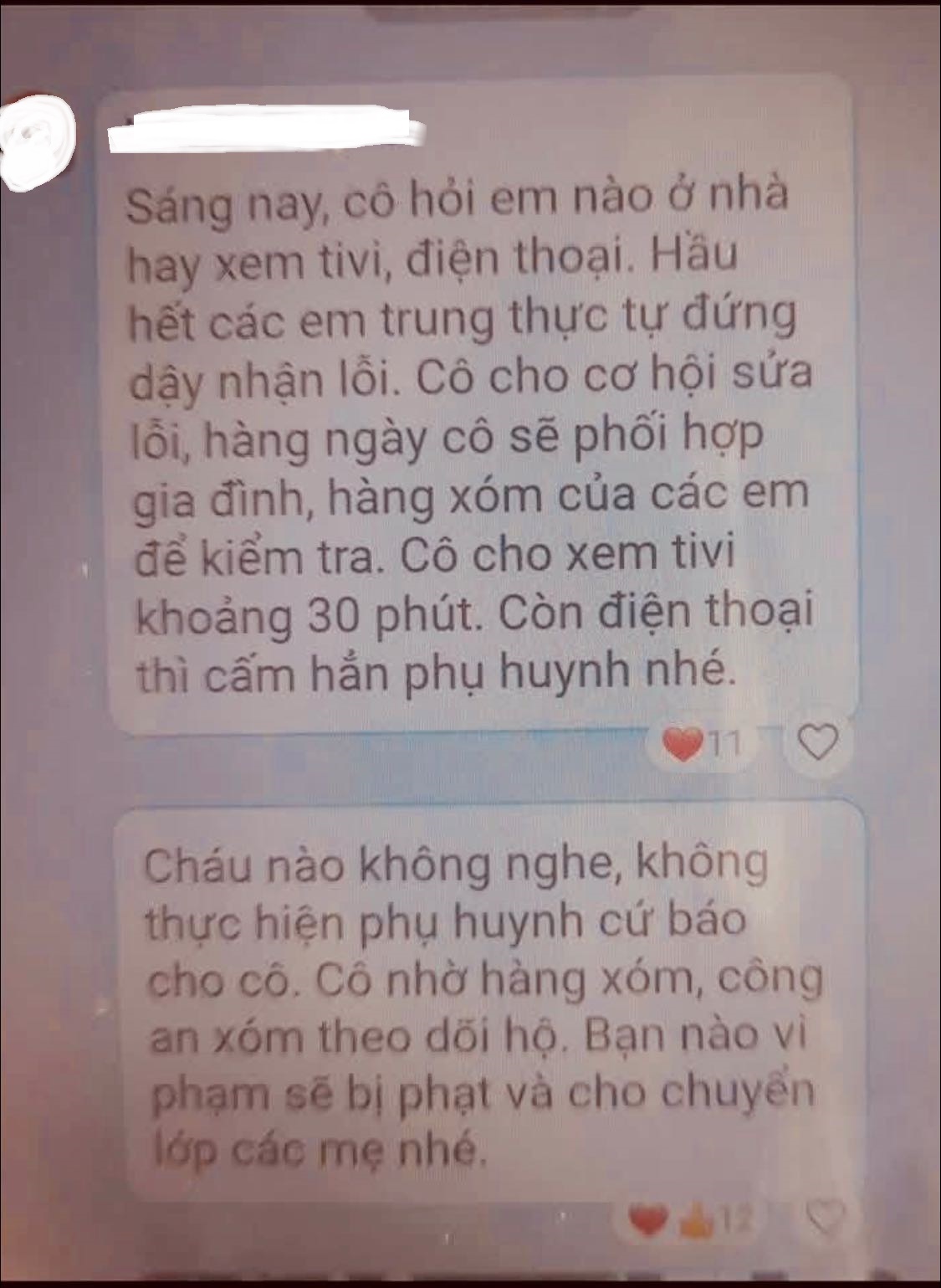 Đang ăn cơm thì nhận tin nhắn cô giáo, học sinh nổi da gà: "Hú hồn, sợ hơn cả thám tử" - Ảnh 1. Đang ăn cơm thì nhận tin nhắn cô giáo, học sinh nổi da gà: "Hú hồn, sợ hơn cả thám tử" - Ảnh 1.