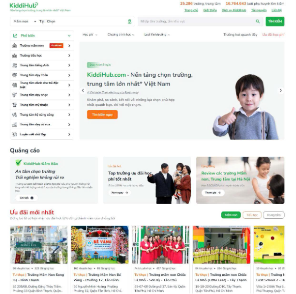 KiddiHub.com - Giải pháp chọn trường, trung tâm cho trẻ - Ảnh 2. KiddiHub.com - Giải pháp chọn trường, trung tâm cho trẻ - Ảnh 2.