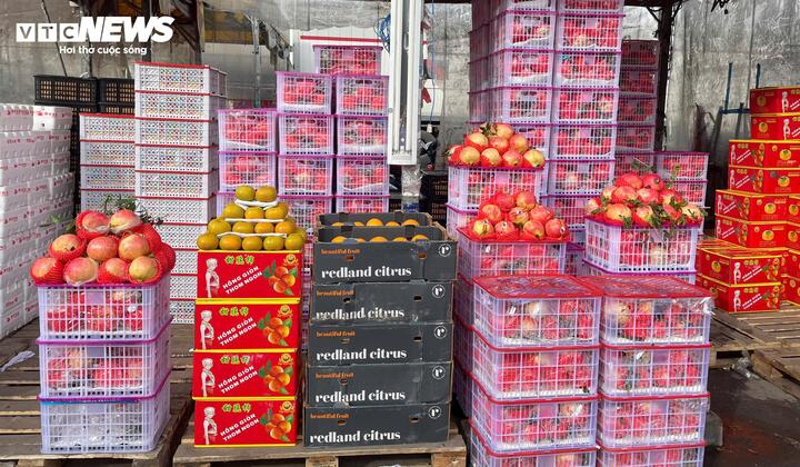 Trái cây nhập ngoại giá rẻ bày bán tràn lan - Ảnh 4. Trái cây nhập ngoại giá rẻ bày bán tràn lan - Ảnh 4.