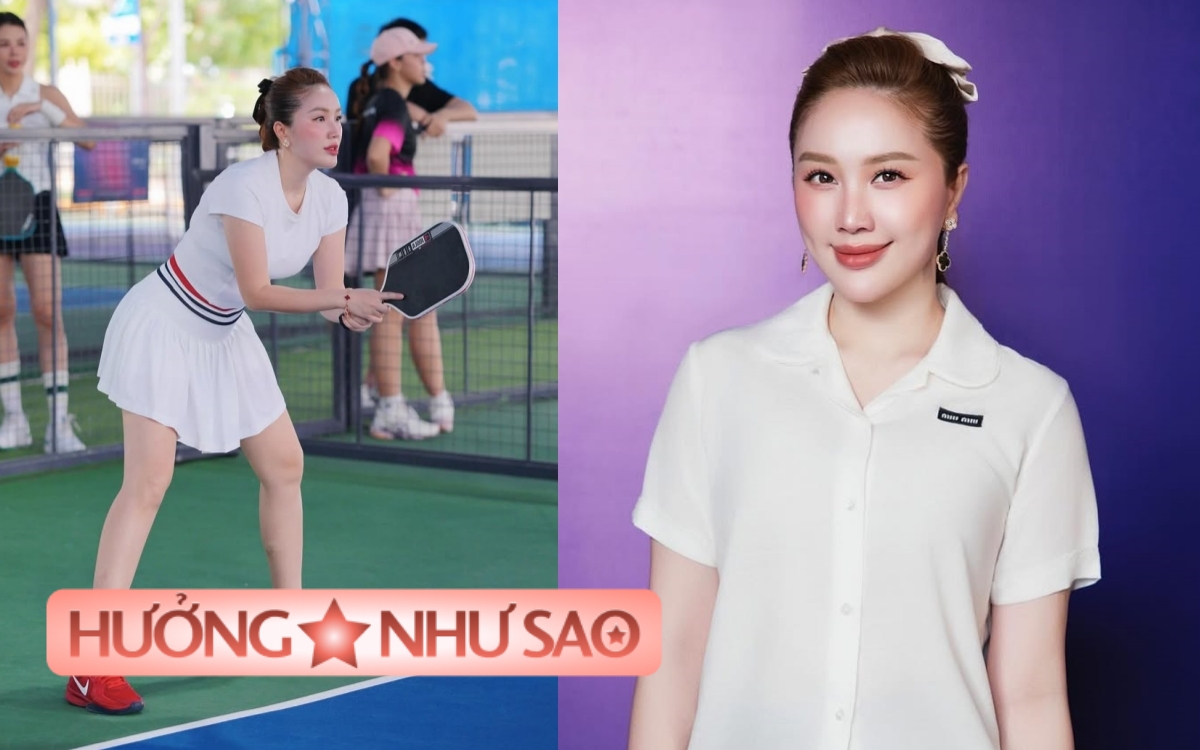 Không phải trang phục, đây mới là &quot;vũ khí&quot; giúp Bảo Thy nổi bật trên sân pickleball- Ảnh 1.