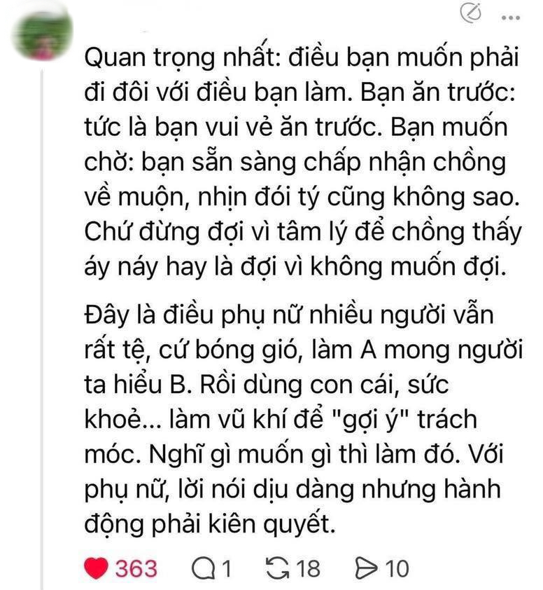 Bà mẹ kể chuyện thương con vì đợi cơm đến 10h tối mà bố không về gây tranh cãi: Hãy dạy con chủ động trong cảm xúc, đừng chờ đợi sự thương hại!- Ảnh 3. Bà mẹ kể chuyện thương con vì đợi cơm đến 10h tối mà bố không về gây tranh cãi: Hãy dạy con chủ động trong cảm xúc, đừng chờ đợi sự thương hại!- Ảnh 3.