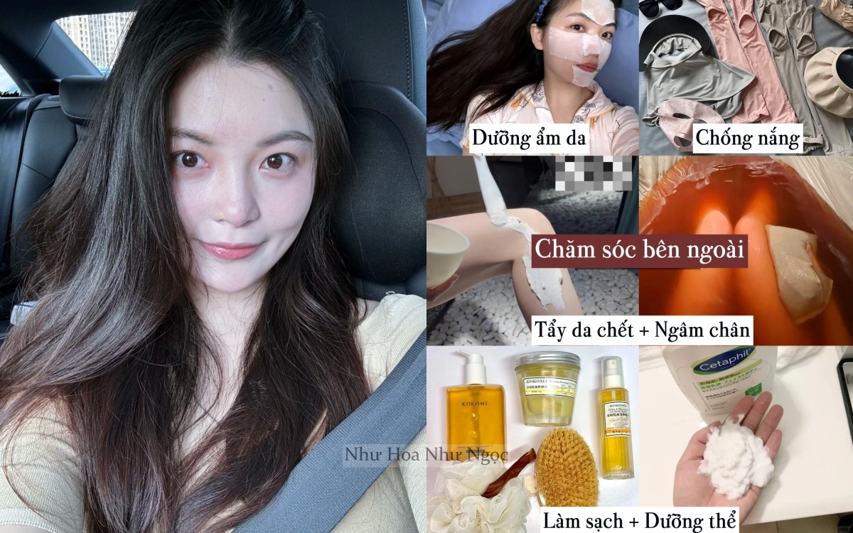 Không kem trộn, không tắm trắng, cô nàng biến da từ ngăm đen thành trắng bật tông ngoạn mục - Ảnh 1.