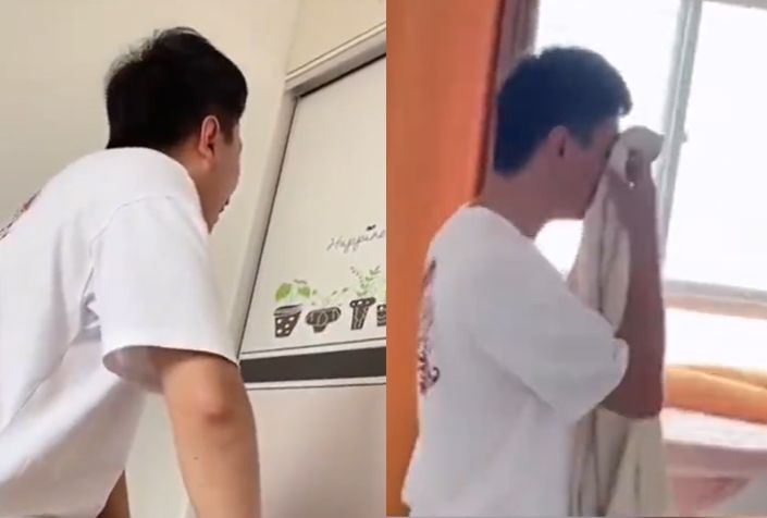 Ông bố trẻ khóc nức nở vì con trai học tiểu học, nhưng vợ ngồi cạnh lại cười khúc khích: Chuyện gì đây? - Ảnh 1.