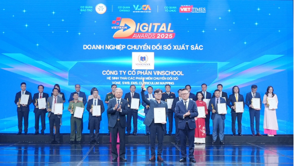 4 giải pháp công nghệ giúp Vinschool đạt giải Doanh nghiệp chuyển đổi số xuất sắc 2025 - Ảnh 1.