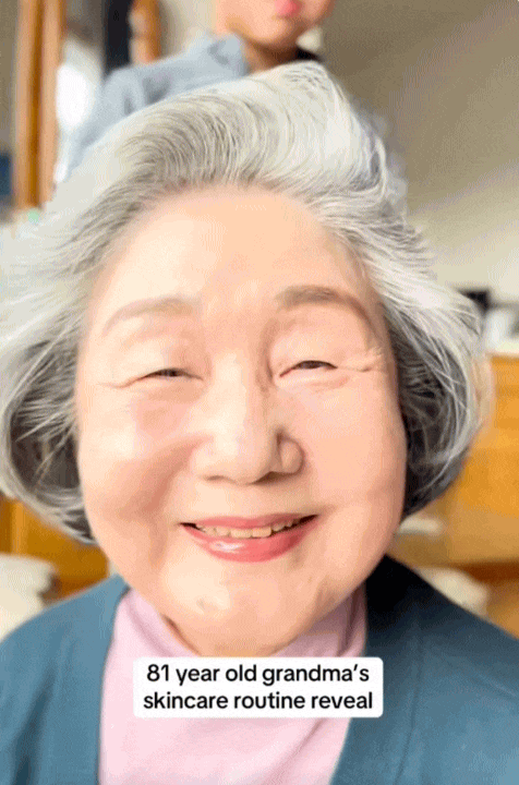 Cụ bà 82 tuổi hàng ngày vẫn đắp mặt nạ giấy mỗi tối, dưỡng ẩm với HA, trị nám với vitamin C- Ảnh 2.