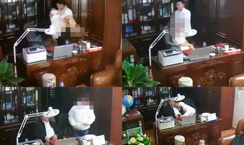 Vụ người đàn ông "thân mật" với nhiều phụ nữ ở trường THPT: Công an vào cuộc - Ảnh 1. Vụ người đàn ông "thân mật" với nhiều phụ nữ ở Trường THPT: Công an vào cuộc - Ảnh 1.